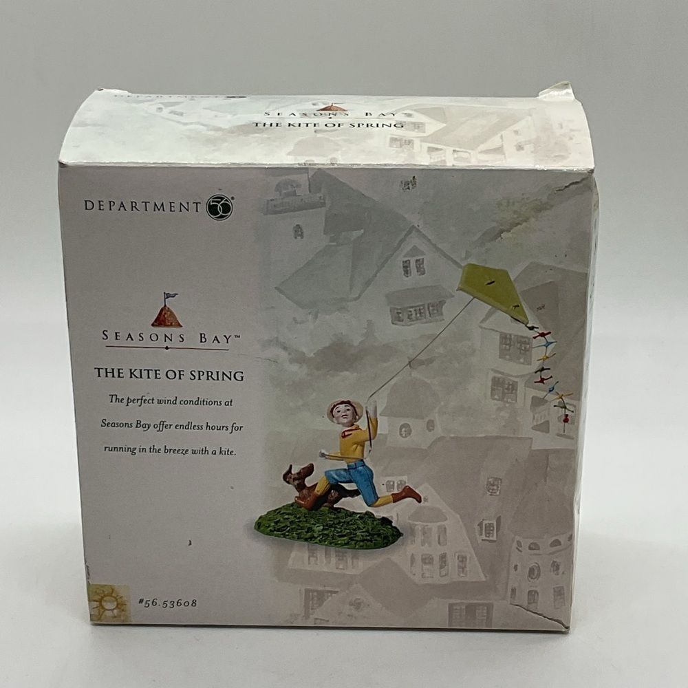 Seasons Bay "The Kite of Spring" Figurine Box - White